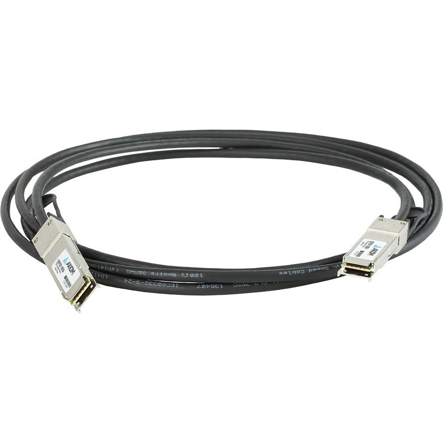 Axiom 100GBASE-CR4 QSFP28 Passive DAC Cable Meraki Compatible 1m