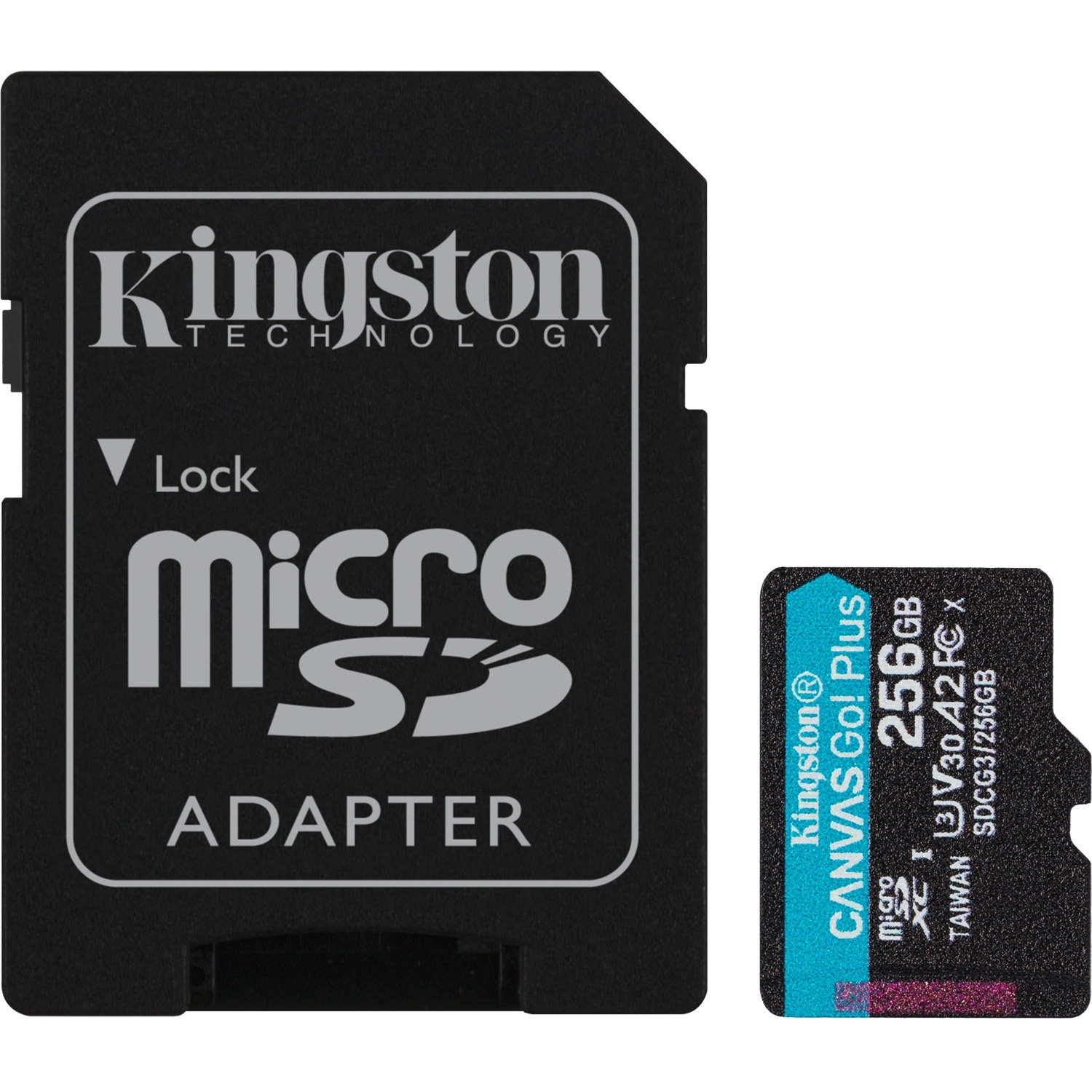 Kingston Canvas Go! Plus 256 GB Class 10/UHS-I (U3) V30 microSDXC