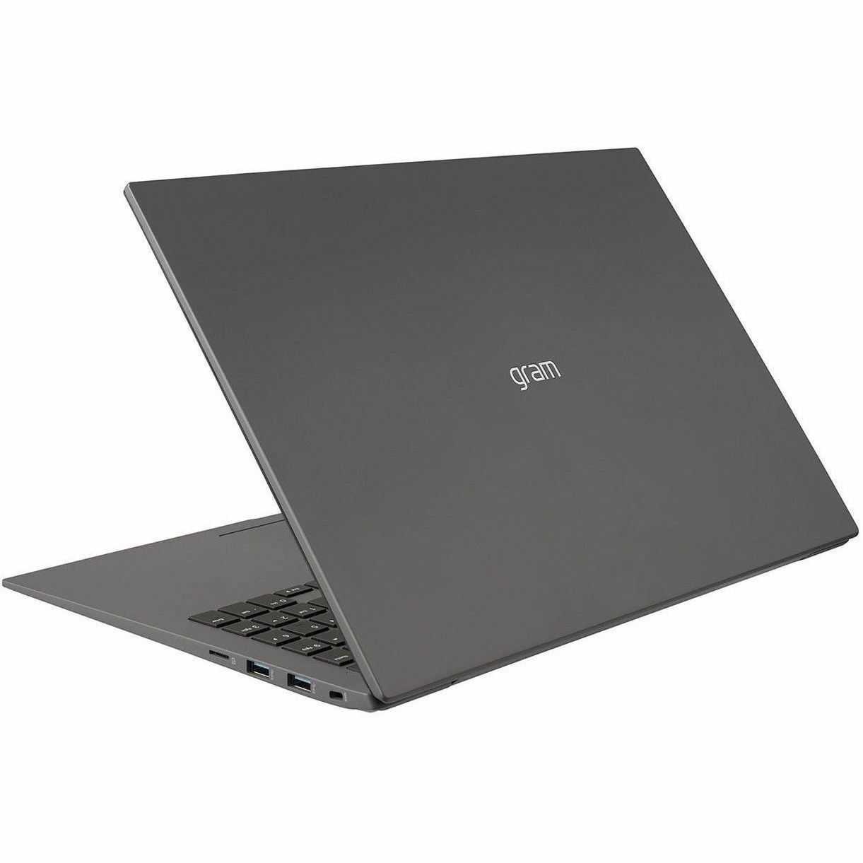 LG gram 16Z90Q-N.AP52A8 16" Notebook - WQXGA - Intel Core i5 12th Gen i5-1240P - Intel Evo Platform - 16 GB - 256 GB SSD - Obsidian Black