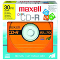Maxell Designer CD Recordable Media - CD-R - 48x - 700 MB - 30 Pack Paper Sleeve
