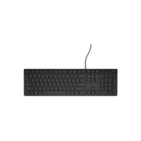 Dell Multimedia Keyboard (US English) - KB216 - Black; Retail Packaging