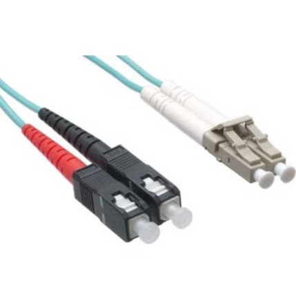 Axiom LC/SC Multimode Duplex OM4 50/125 Fiber Optic Cable 9m - TAA Compliant