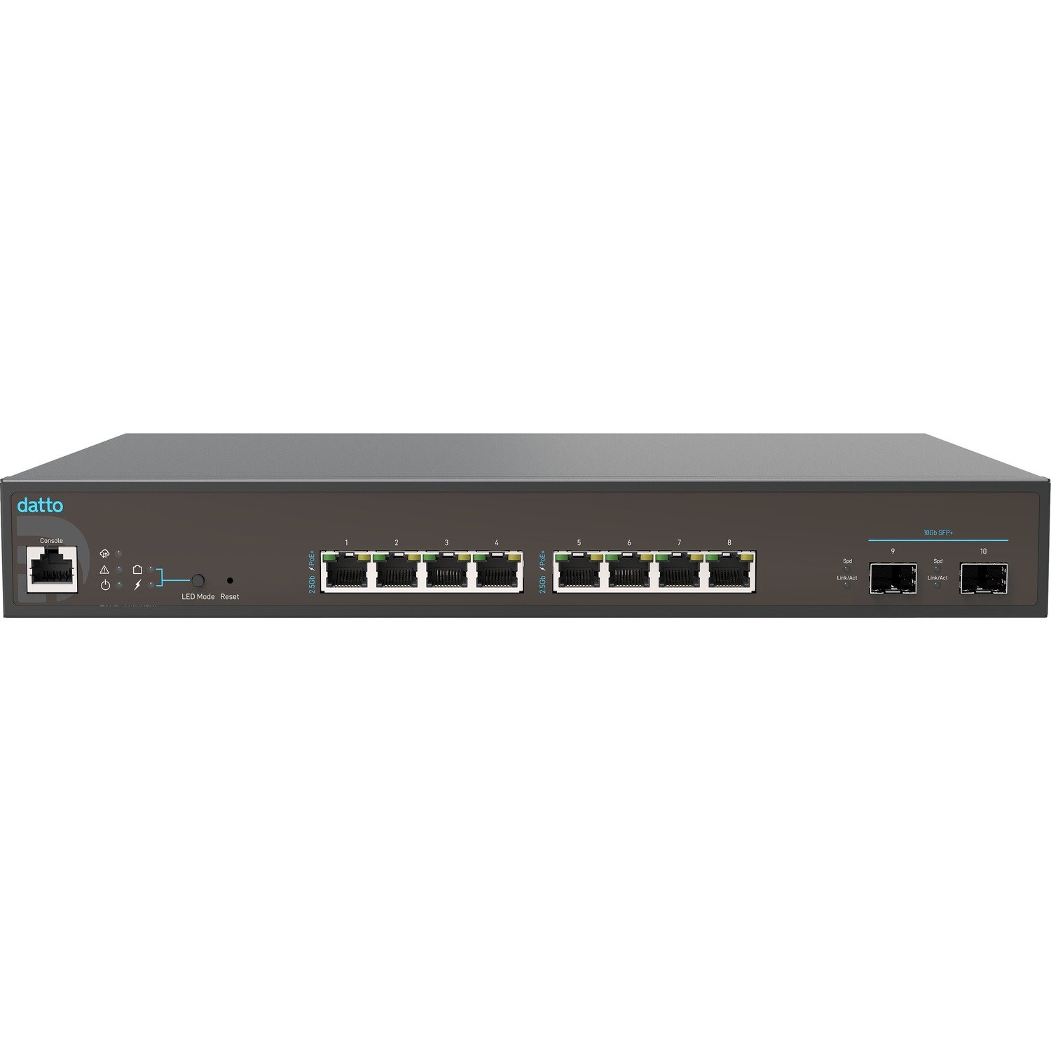 Datto DSW250 8 Ports Manageable Ethernet Switch - 2.5 Gigabit Ethernet - 2.5GBase-T