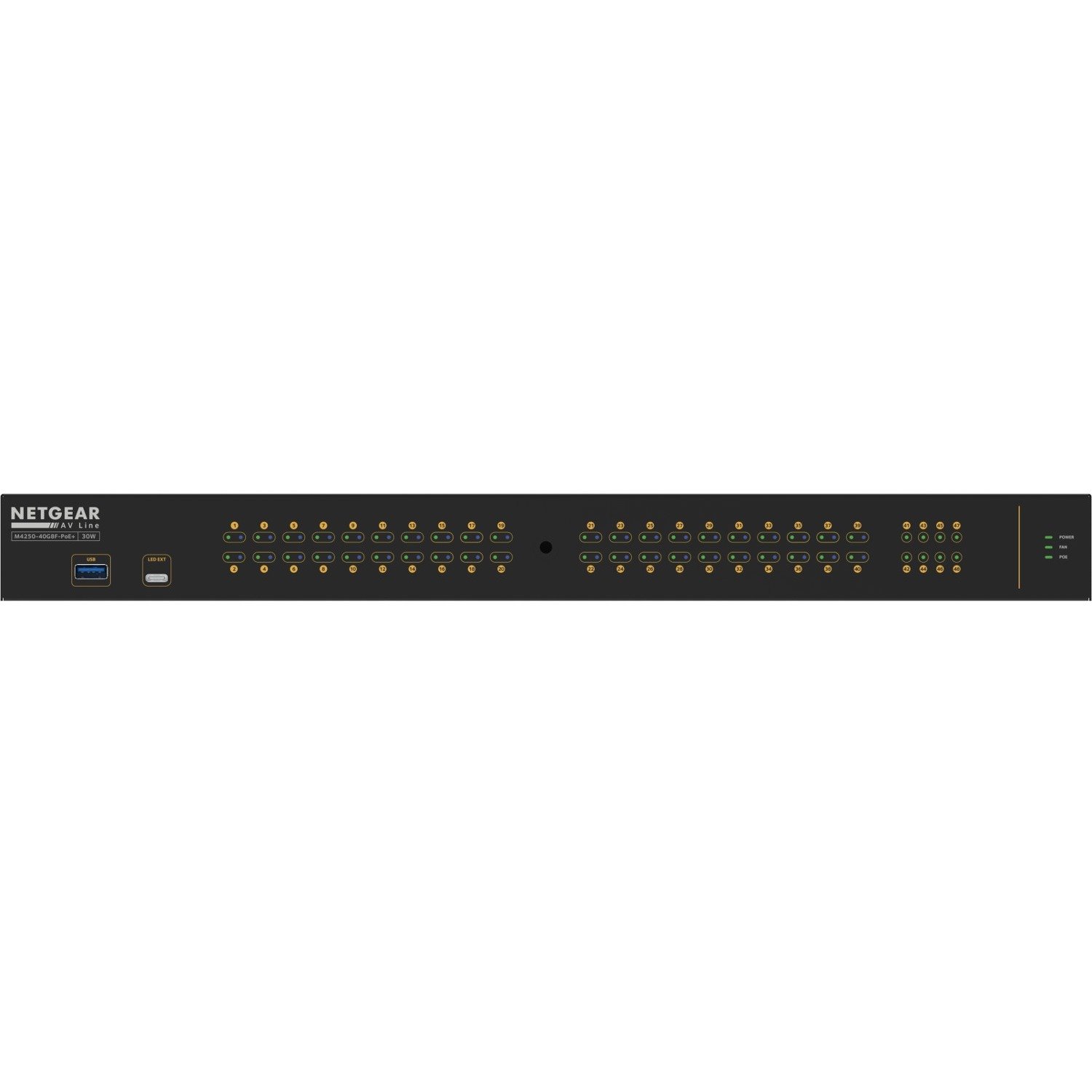 Netgear M4250-40G8F-PoE+ AV Line Managed Switch
