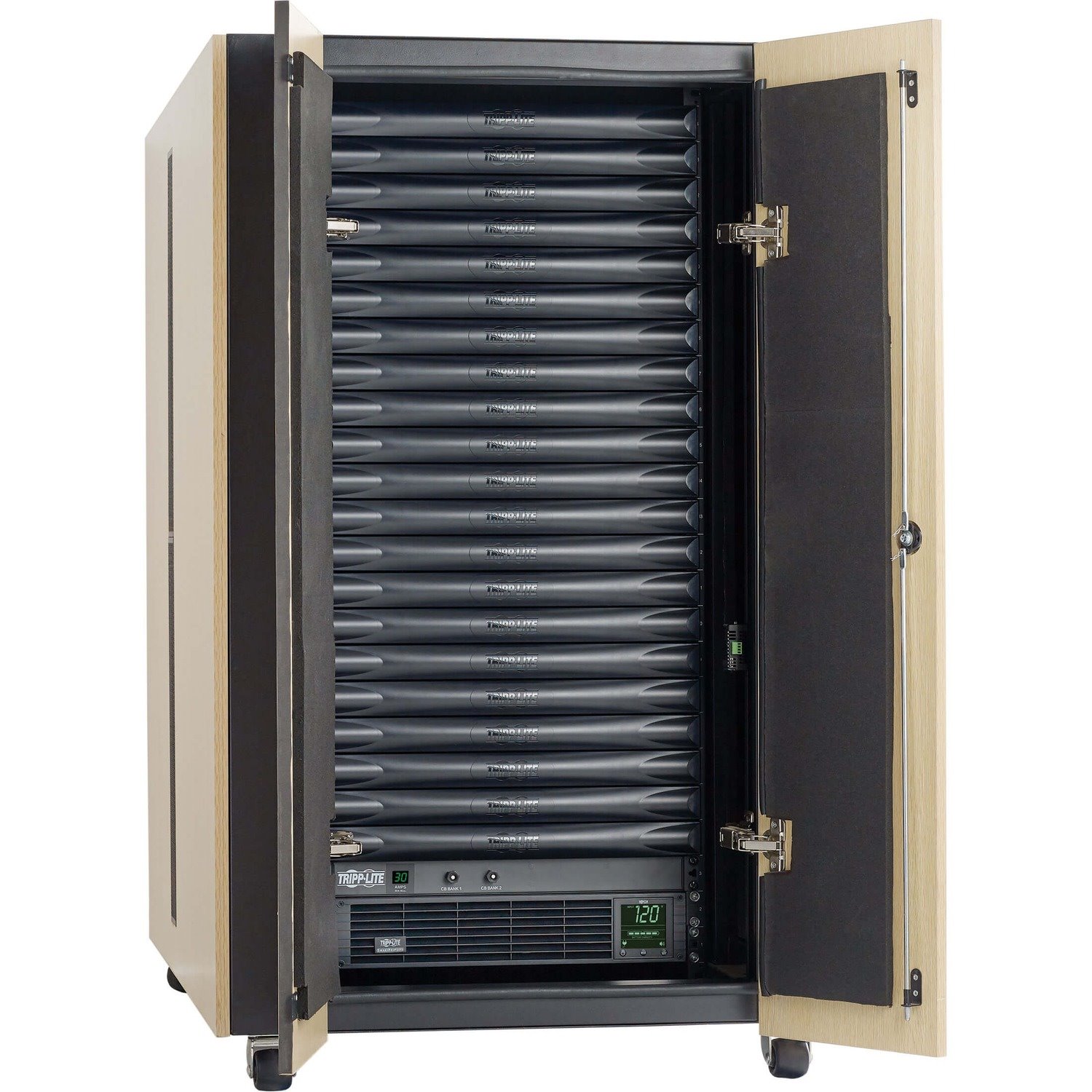 Tripp Lite by Eaton EdgeReady&trade; Micro Data Center - 15U, Quiet, 1.5 kVA UPS, Network Management and PDU, 120V Assembled/Tested Unit