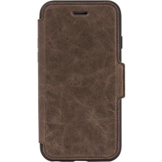 OtterBox Strada Carrying Case (Folio) Apple iPhone 8, iPhone 7 Cash, Card - Espresso