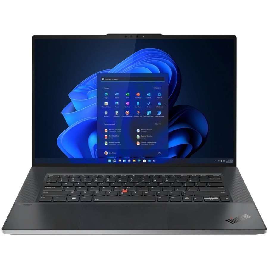 Lenovo ThinkPad Z16 Gen 1 21D4001XUS 16" Touchscreen Notebook - WUXGA - AMD Ryzen 7 PRO 6850H - 16 GB - 512 GB SSD - English Keyboard - Arctic Gray, Black