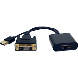 QVS DVI to DisplayPort Active Video Converter