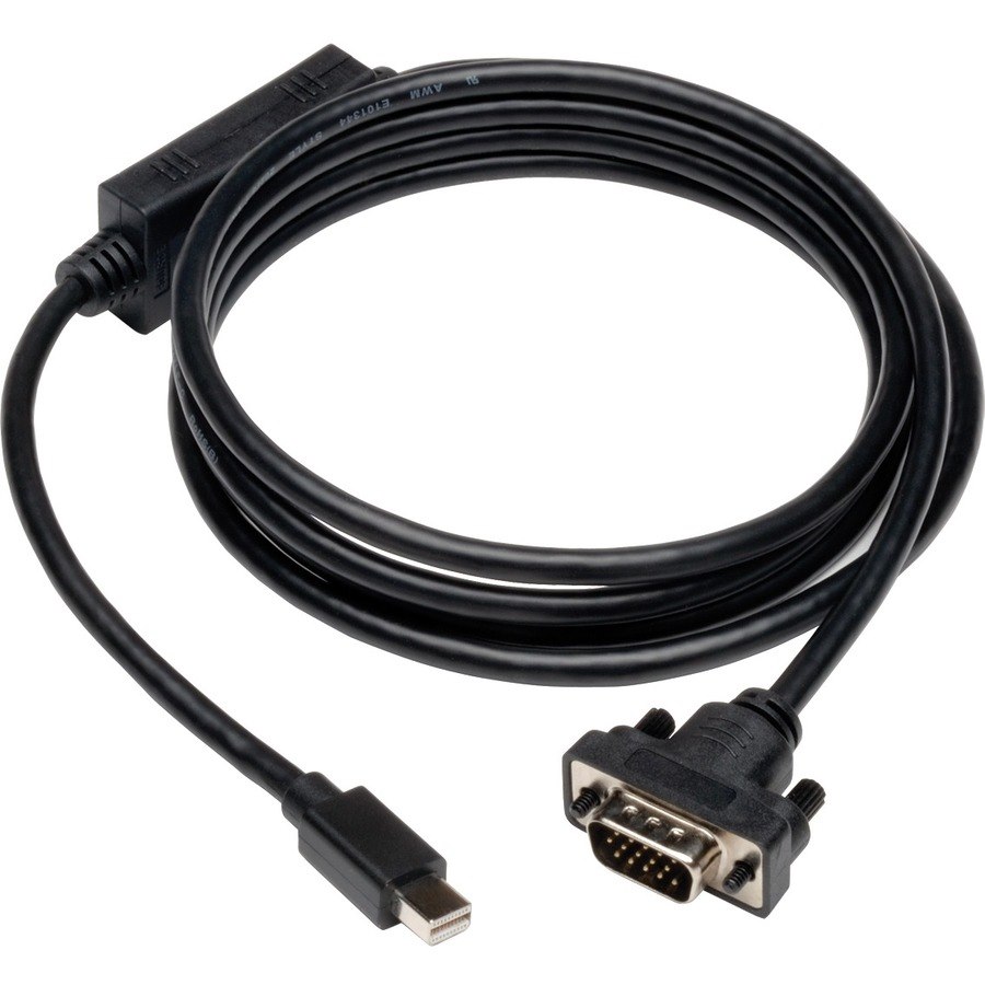 Eaton Tripp Lite Series Mini DisplayPort 1.2 to VGA Active Adapter Cable (M/M), 6 ft. (1.8 m), TAA