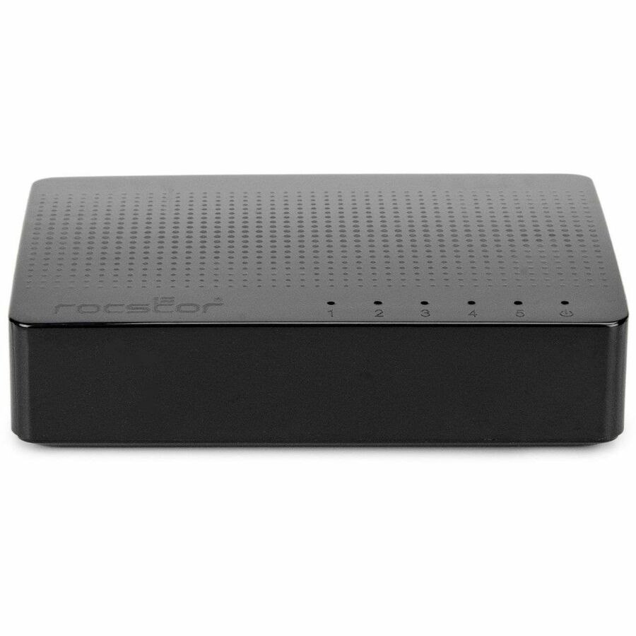 Rocstor JetConnect JC5 5-Port Gigabit Desktop / Wallmount Unmanaged Network Switch