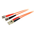 StarTech.com 7m Fiber Optic Cable - Multimode Duplex 62.5/125 - LSZH - LC/ST - OM1 - LC to ST Fiber Patch Cable