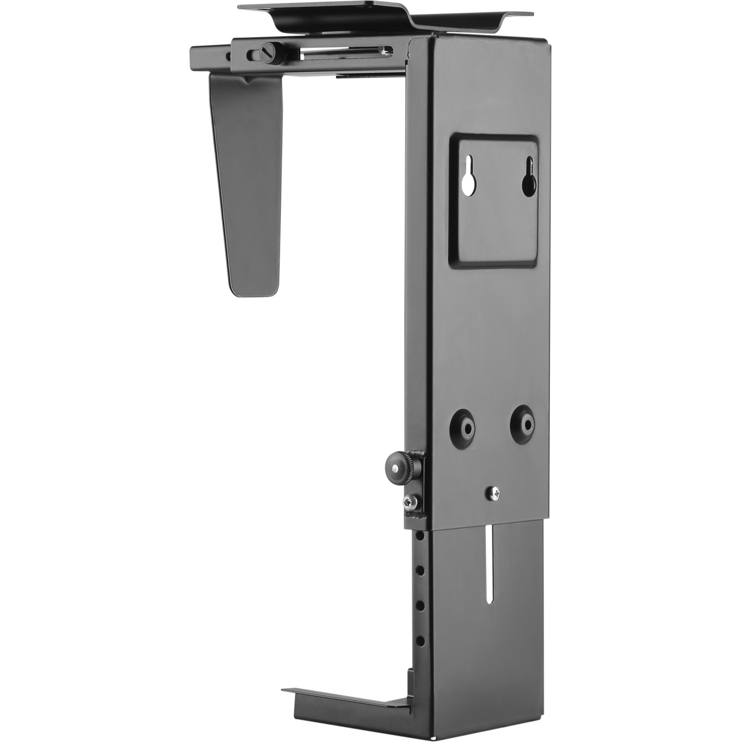 Newstar Swivel Under Desk & On-Wall PC Mount (Suitable PC Dimensions - Height: 30-53 cm / Width: 9-20 cm) - Black