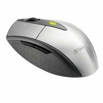 Verbatim Mouse - Radio Frequency - USB - Laser - 5 Button(s) - 3 Programmable Button(s) - Silver