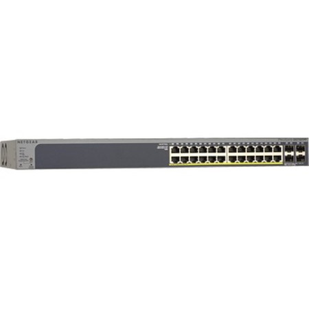 Netgear ProSafe GS728TPP 24 Ports Manageable Ethernet Switch - Gigabit Ethernet - 1000Base-T, 1000Base-X