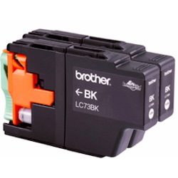 Brother LC73BK2PK Original Inkjet Ink Cartridge - Black - 2 / Pack