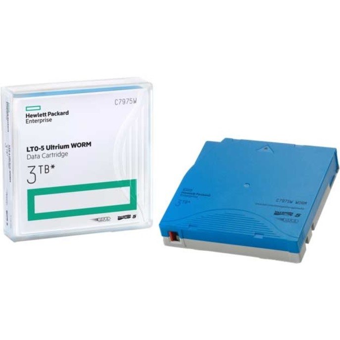 HPE LTO Ultrium 5 Data Cartridge with Custom Barcode Labeling