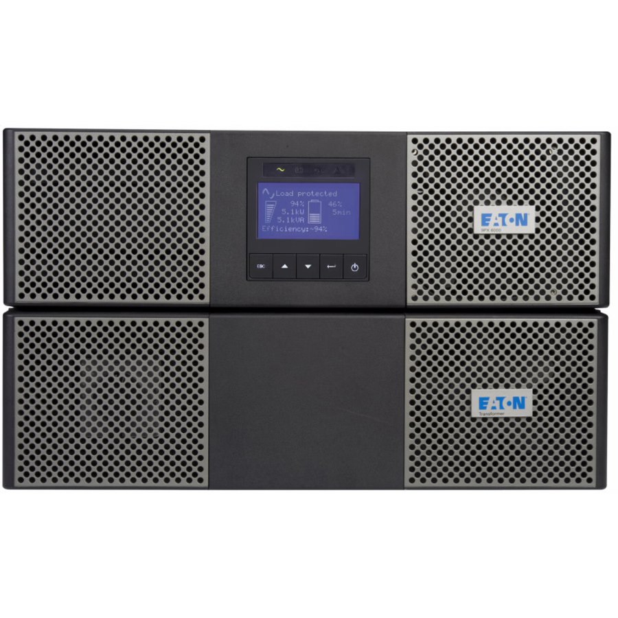Eaton 9PX 3000VA 3000W 208V Online Double-Conversion UPS - Hardwired Input / Output, Cybersecure Network Card, Extended Run, 6U Rack/Tower - Battery Backup