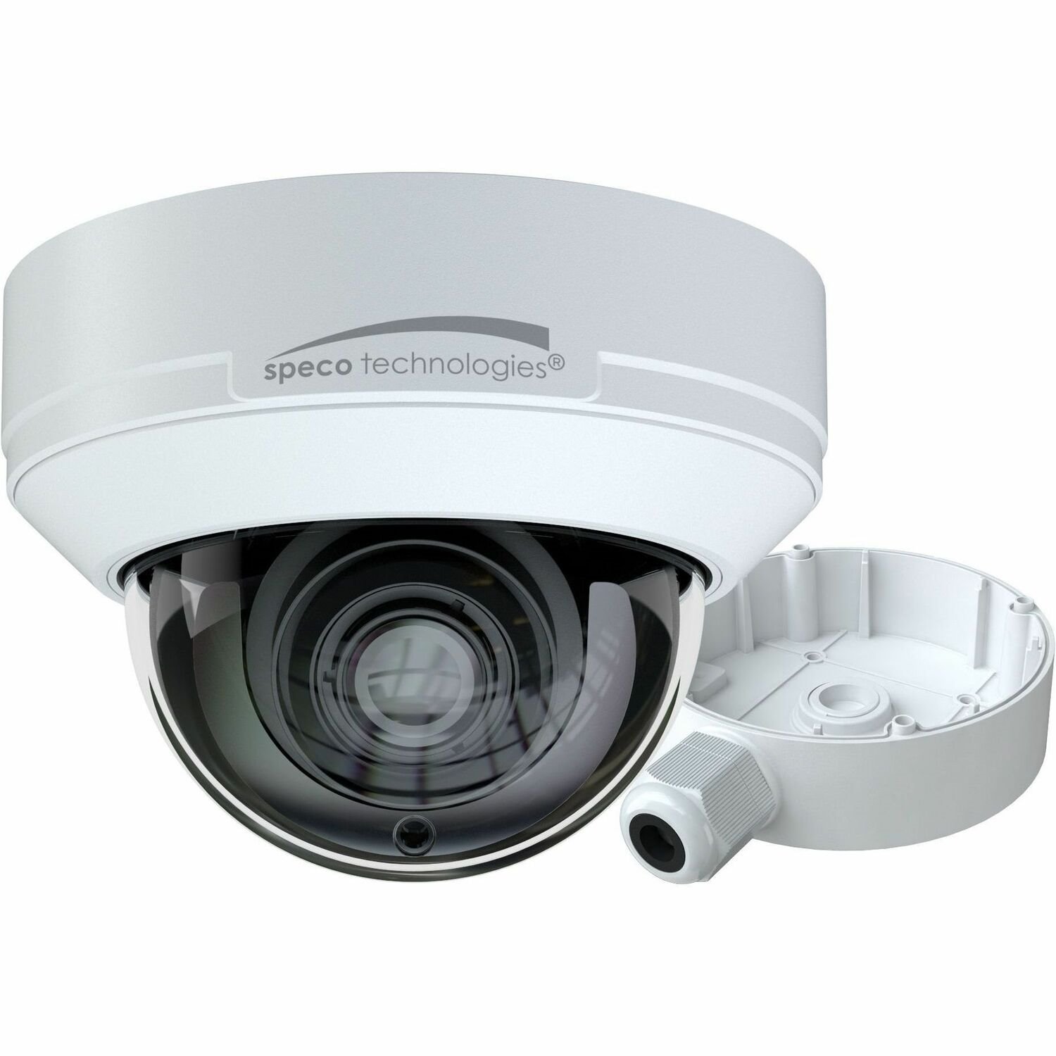 Speco O8VD3M 8 Megapixel 4K Network Camera - Color - Dome - White