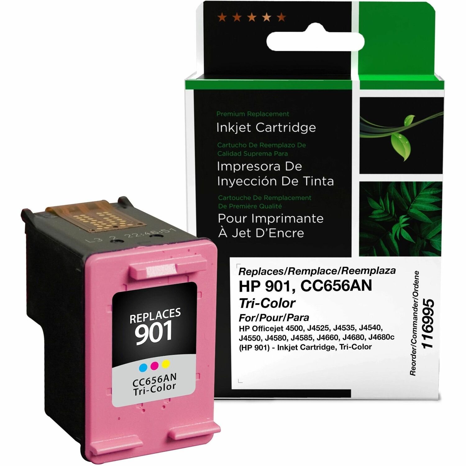 Clover Imaging Remanufactured Tri-Color Ink Cartridge for HP 901 (CC656AN)