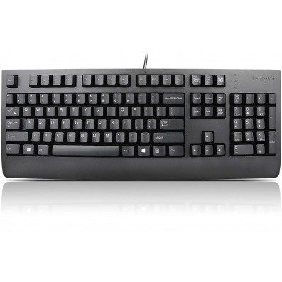 Lenovo Preferred Pro II Keyboard - Cable Connectivity - USB Interface - QWERTY Layout - Black
