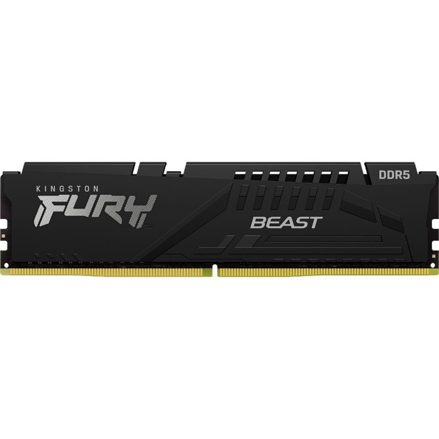 Kingston FURY Beast RAM Module for Motherboard - 32 GB (1 x 32GB) - DDR5-4800/PC5-38400 DDR5 SDRAM - 4800 MHz Dual-rank Memory - CL38 - 1.10 V - Retail