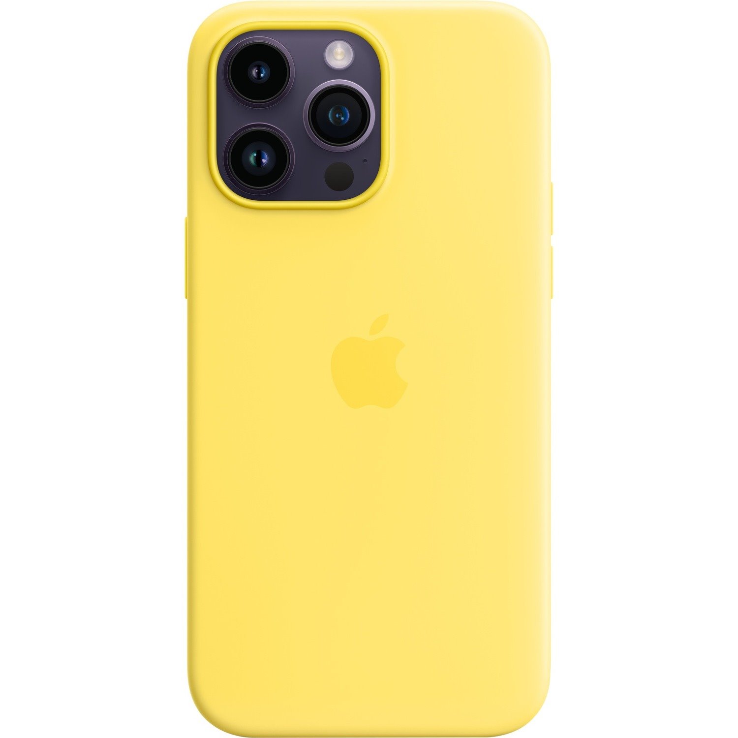 Apple iPhone 14 Pro Max Silicone Case with MagSafe - Canary Yellow