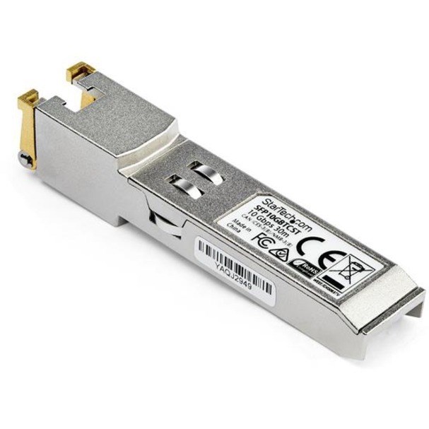 StarTech.com Cisco SFP-10GB-TC Compatible SFP+ Module - 10GBASE-T - 10GE Gigabit Ethernet SFP+ SFP to RJ45 Cat6/Cat5e Transceiver - 30m