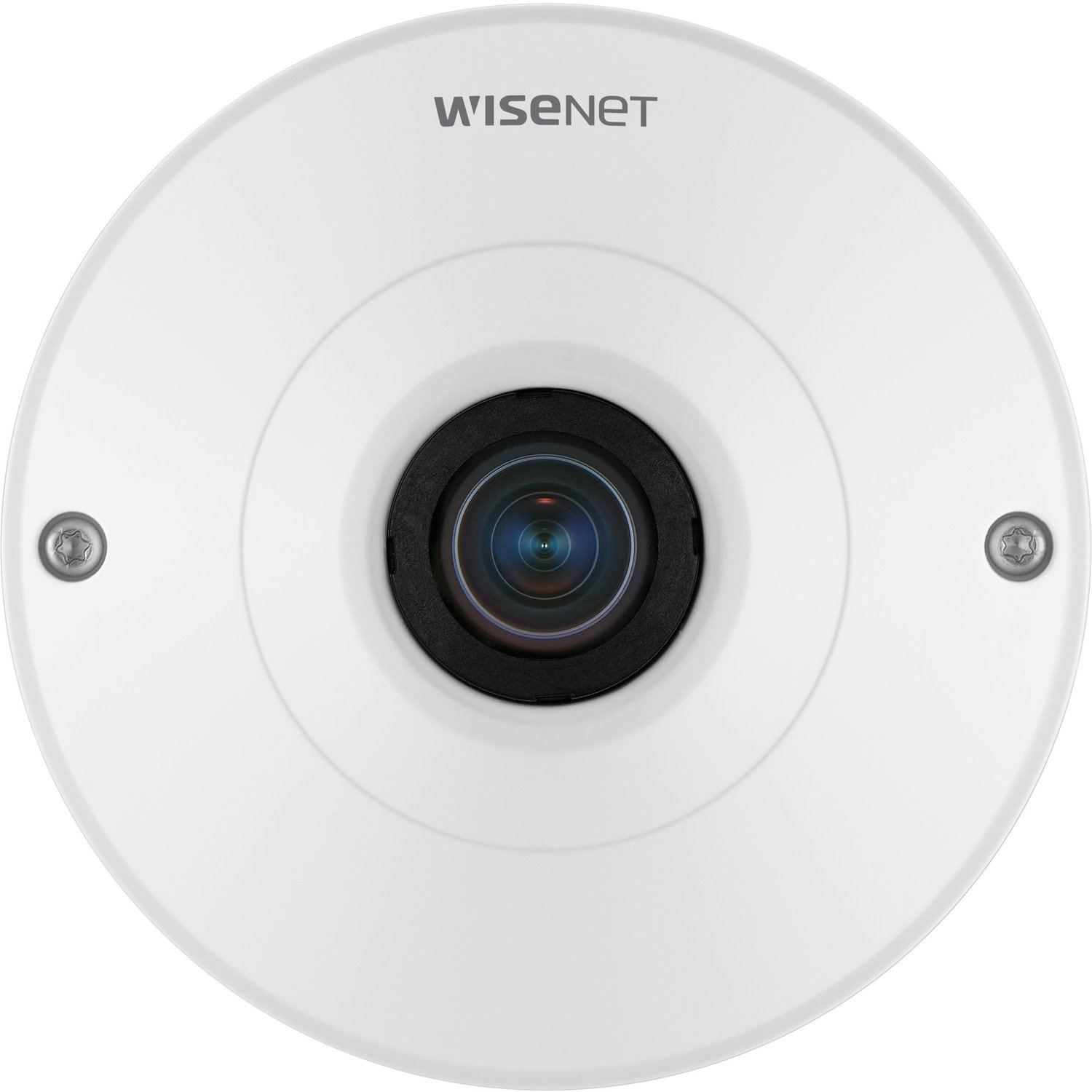 Wisenet QNF-8010 6 Megapixel Indoor Network Camera - Colour - Fisheye - White