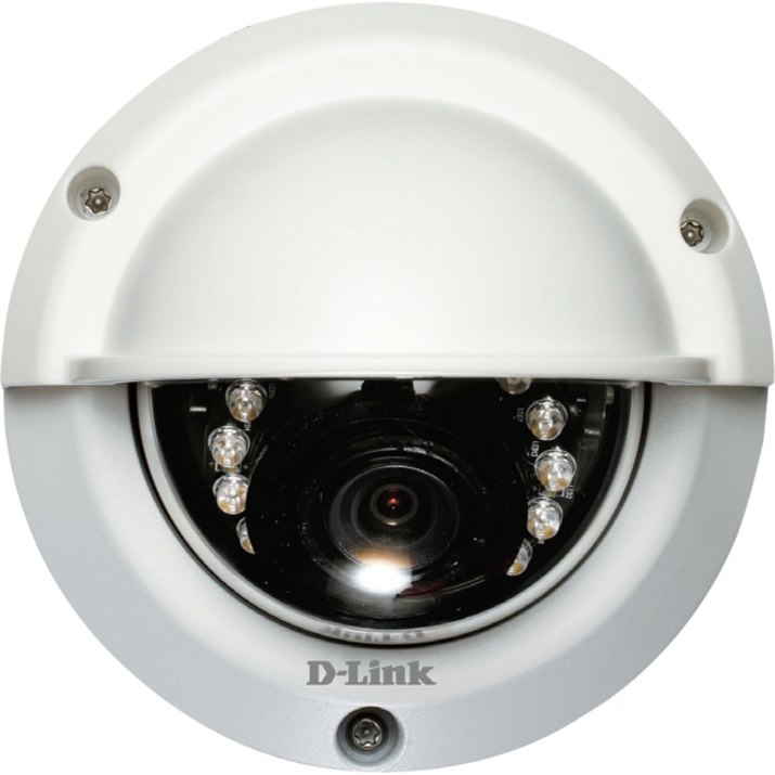 D-Link DCS-6314 2 Megapixel HD Network Camera - Color, Monochrome - Dome - White