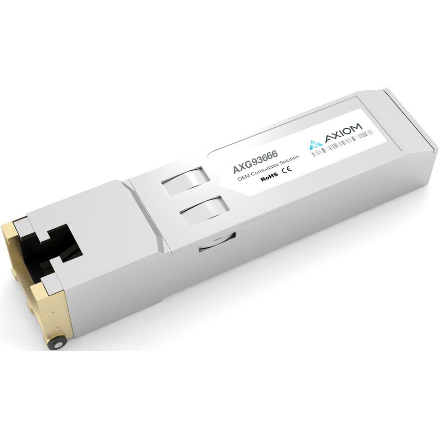 Axiom 1000BASE-T SFP Transceiver for Extreme - 10070H - TAA Compliant