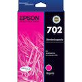 Epson DURABrite Ultra 702 Original Standard Yield Inkjet Ink Cartridge - Magenta - 1 Pack