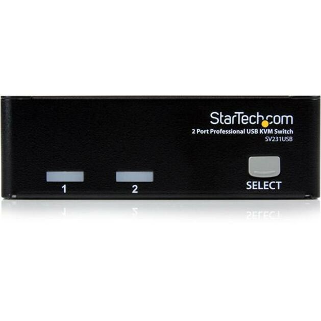 StarTech.com StarView SV231USB - KVM switch - USB - 2 ports - 1 local user - USB