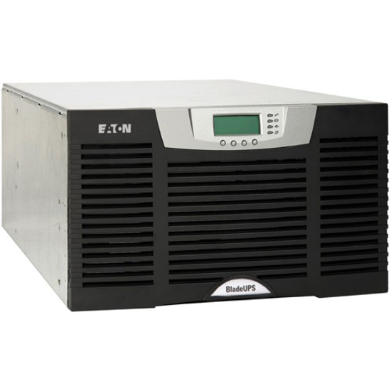 Eaton BladeUPS, 12 kVA, 12 kW, 208Y/120V, 36A, 560P9, 420 watts, 1432 BTU/hr (HE mode), 1200 watts, 4094 BTU/hr (Normal mode), (1) available, 1 slot filled with HotSync CAN Card