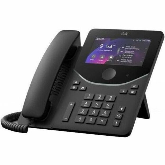 Cisco 9841 IP Phone - Corded - Desktop - Carbon Black