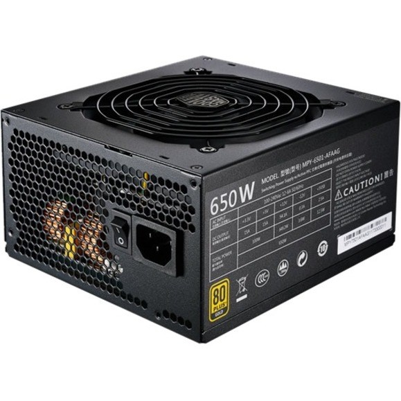 Cooler Master MWE Gold MPY-6501-AFAAG ATX12V/EPS12V Modular Power Supply - 650 W