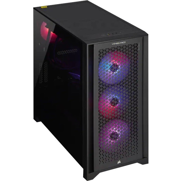 Corsair VENGEANCE i7300 Gaming Desktop Computer - Intel Core i7 12th Gen i7-12700K - 32 GB RAM DDR4 SDRAM - 2 TB M.2 PCI Express NVMe SSD - Mid-tower