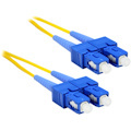 ENET 6M SC/SC Duplex Single-mode 9/125 OS1 or Better Yellow Fiber Patch Cable 6 meter SC-SC Individually Tested