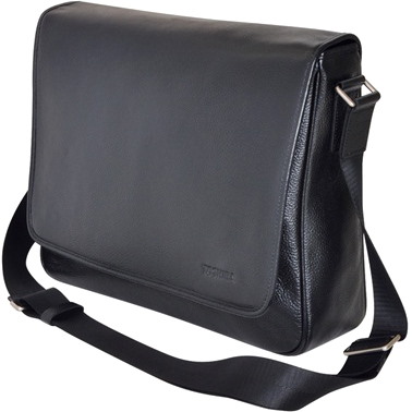 Toshiba Premium Carrying Case (Messenger) for 33.8 cm (13.3") Ultrabook - Black, Charcoal