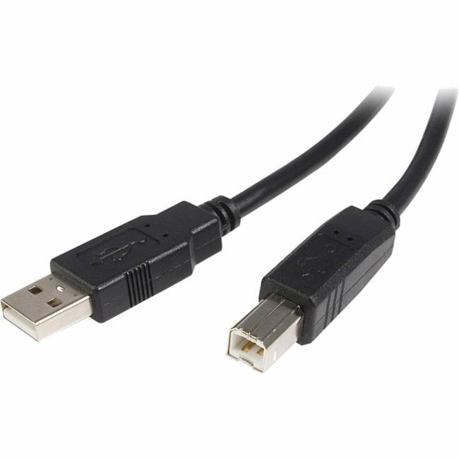 StarTech.com 3m USB 2.0 A to B Cable - M/M - 5m USB printer Cable - 5m USB printer cord - 5m USB 2.0 a to b Cable