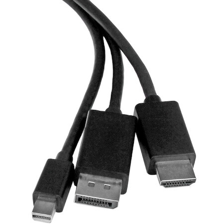 StarTech.com 2m 6 ft HDMI, DisplayPort or Mini DisplayPort to HDMI Converter Cable - HDMI, DP or Mini DP to HDMI Adapter