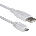 QVS Micro-USB Sync & Charger Cable for Smartphone, Tablet, MP3, PDA and GPS