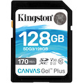 Kingston Canvas Go! Plus SDG3 128 GB Class 10/UHS-I (U3) SDXC