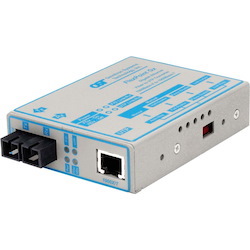 FlexPoint 1000Mbps Gigabit Ethernet Fiber Media Converter RJ45 SC Multimode 550m