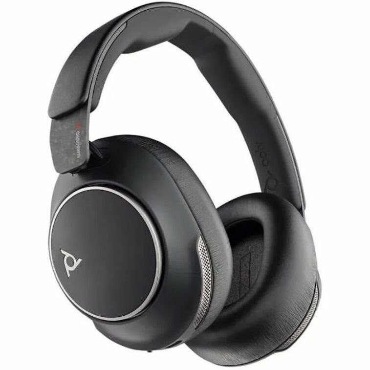 Poly Voyager Surround 80 UC Wireless Over-the-ear Stereo Headset - Black