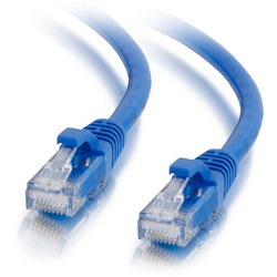 C2G 75ft Cat6a Snagless Unshielded (UTP) Network Patch Ethernet Cable-Blue