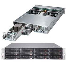 Supermicro SuperServer 6028TP-DNCR Barebone System - 2U Rack-mountable - Socket LGA 2011-v3 - 2 x Processor Support