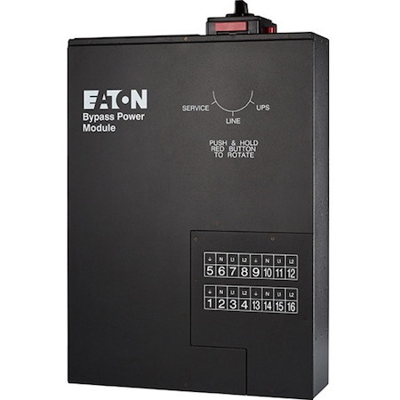 Eaton BPM Bypass Power Module, Wall-mount or rackmount, 3U, Black, Yes, Split-phase (L1, L2, N, G), 9PXM, 9170+, 9155, 9PXSP 8-10K, 1, HW (50-125A), (3) L6-20R, (3) L14-30R