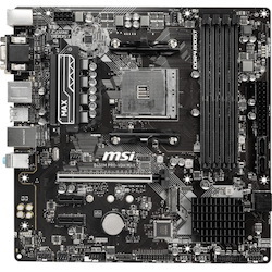 MSI B450M PRO-VDH MAX Desktop Motherboard - AMD B450 Chipset - Socket AM4 - Micro ATX