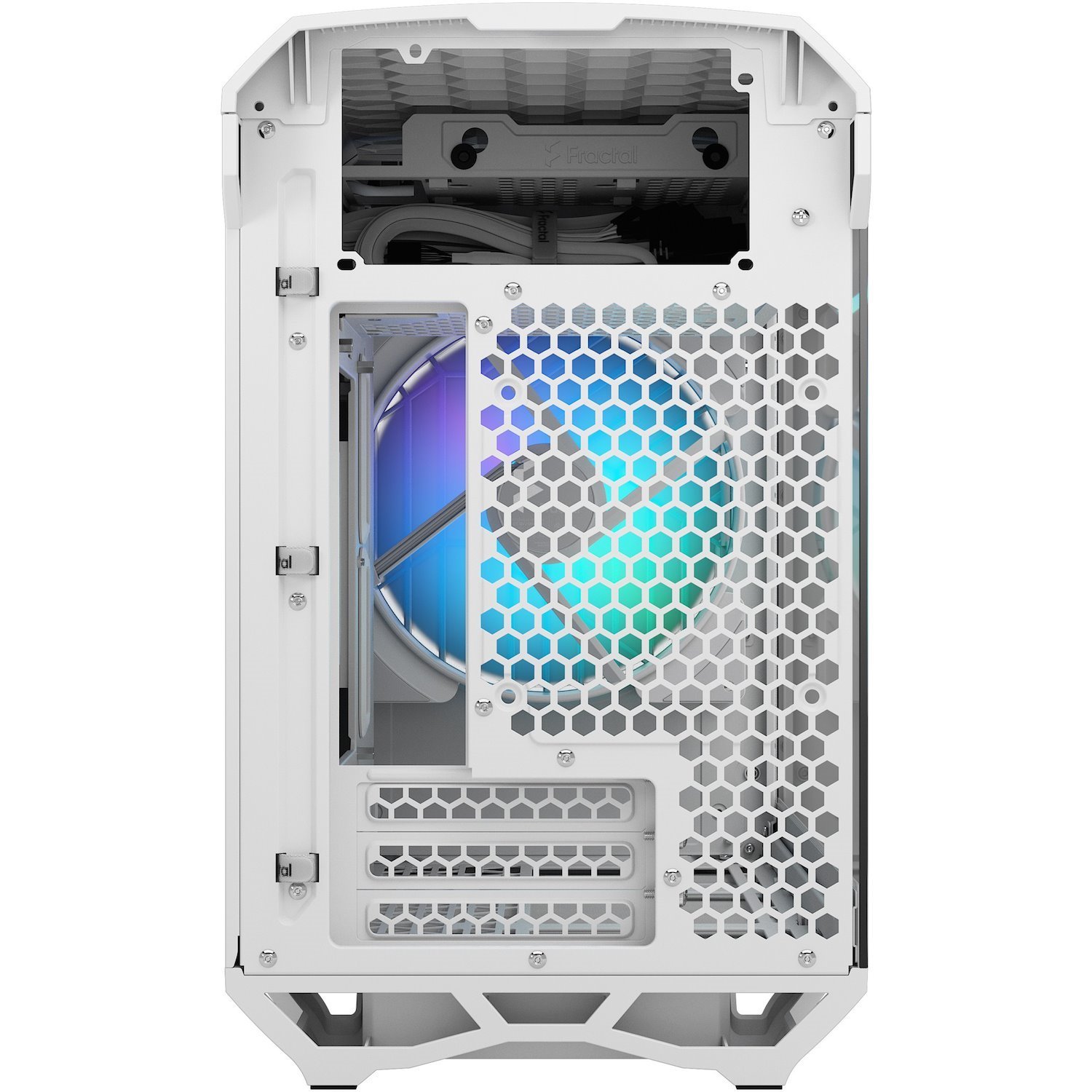 Fractal Design Torrent Nano Computer Case - Mini ITX, Mini DTX Motherboard Supported - Steel, Tempered Glass - White, Clear, Tinted