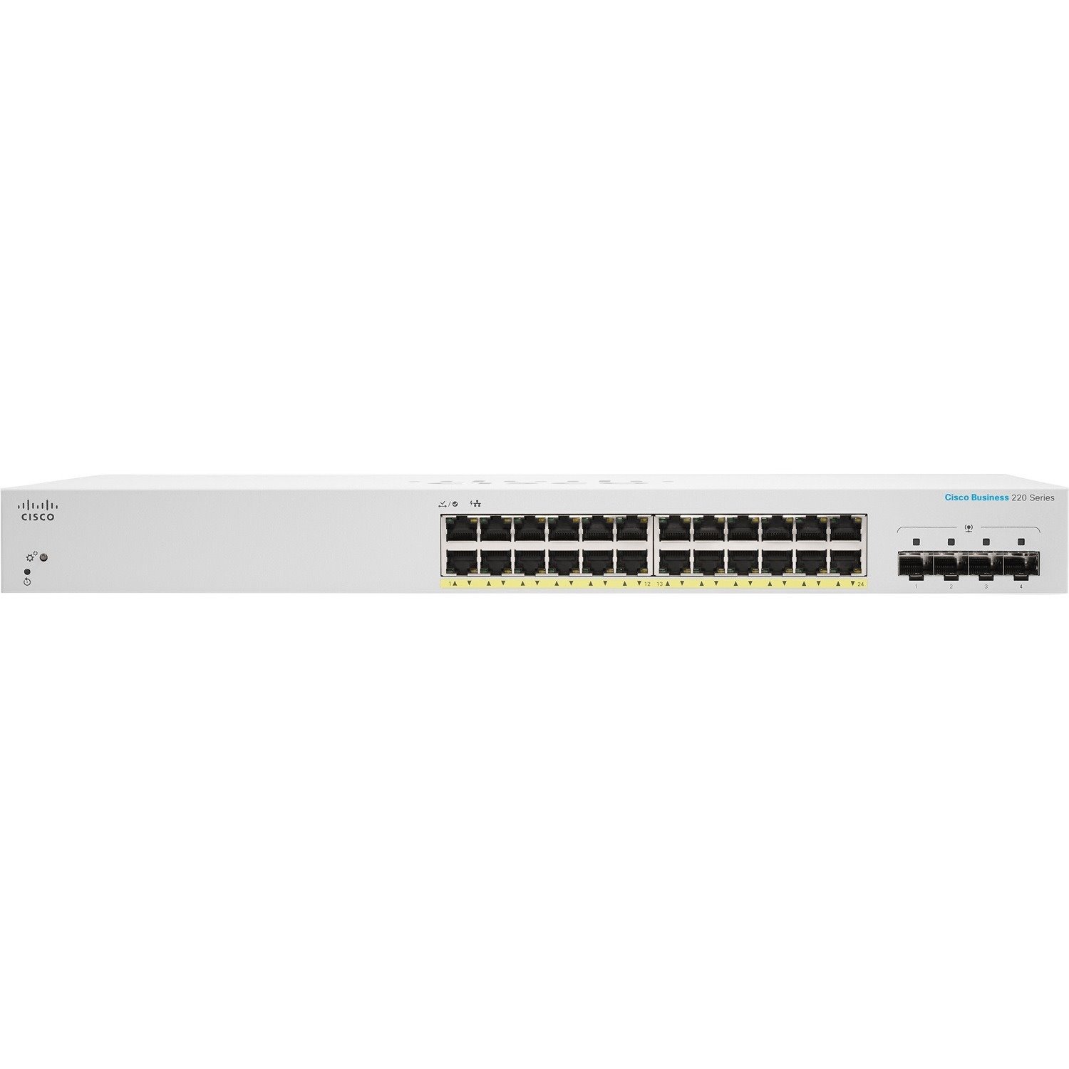Cisco Business 220 CBS220-24T-4X 24 Ports Manageable Ethernet Switch - Gigabit Ethernet - 10/100/1000Base-T, 1000Base-X